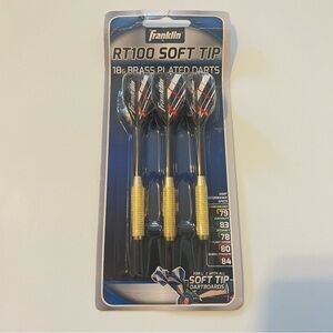 RT100 Soft Tip Darts - Black and Gold